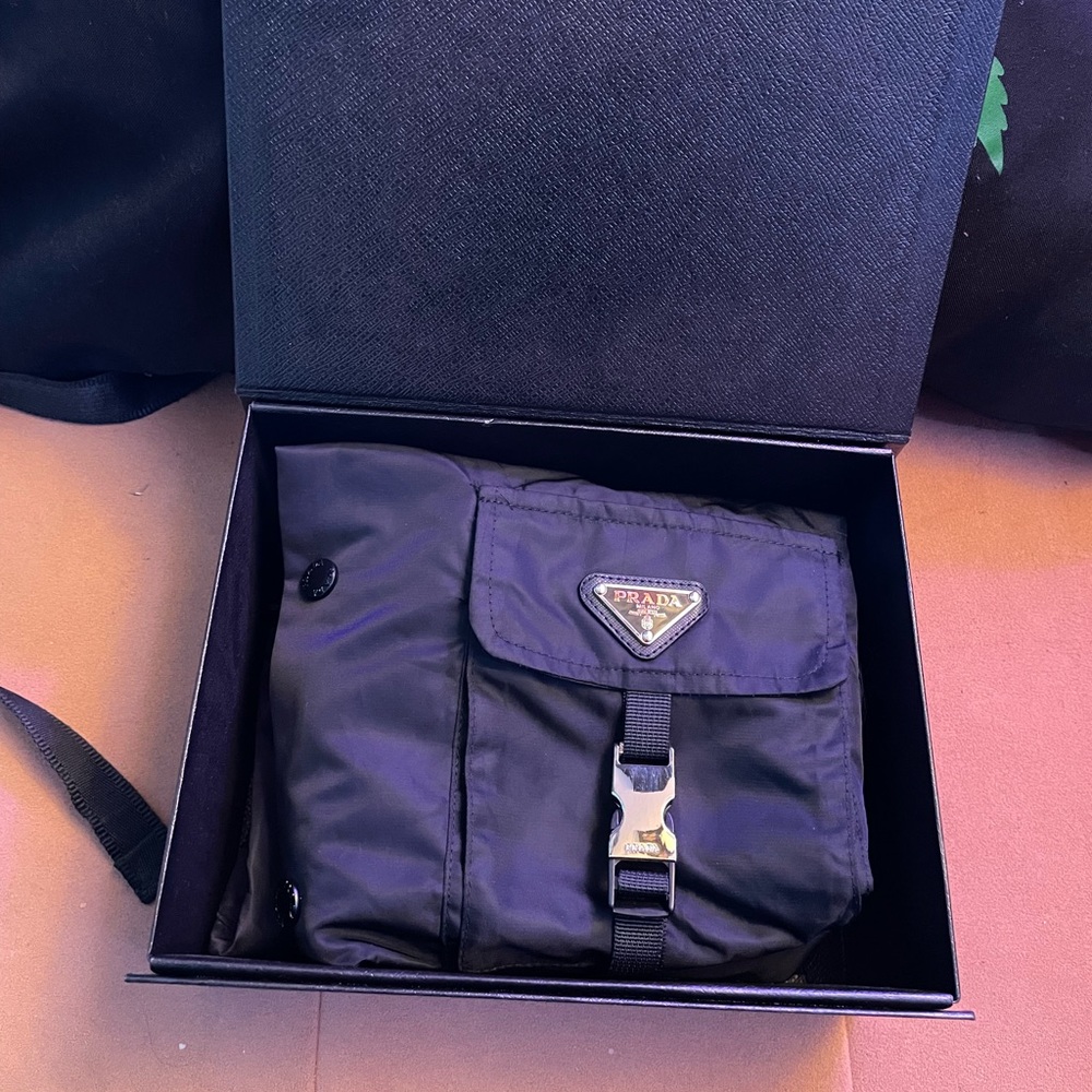 Brand New Nylon Prada Button Up